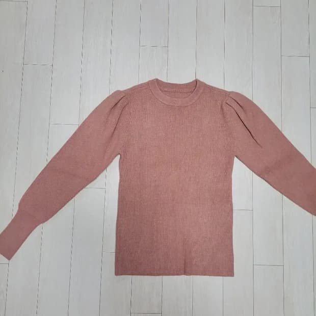 급처새상품!SOUP숲 어깨셔링 니트티 레니본st오즈세컨st리즈리사st