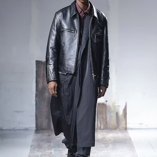 요지야마모토 뿌르옴므 24FW 리버시블 롱 코트