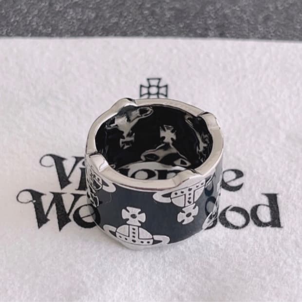 비비안웨스트우드 아카이브 orb 각인 포인트링 반지