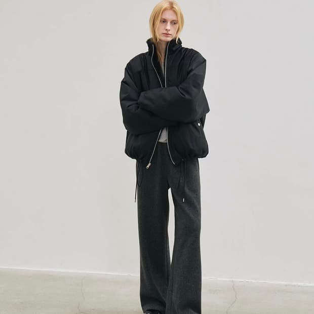 르 퍼 리버시블 집업 자켓 (블랙)