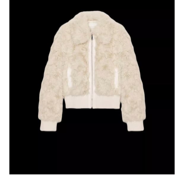 자라 페이크 퍼 봄버 자켓