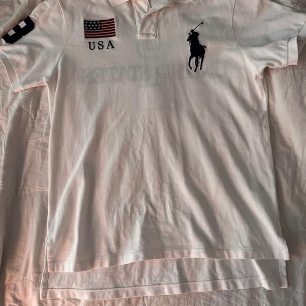 폴로 랄프로렌 빅포니 치프키프 성조기USA 반팔카라티