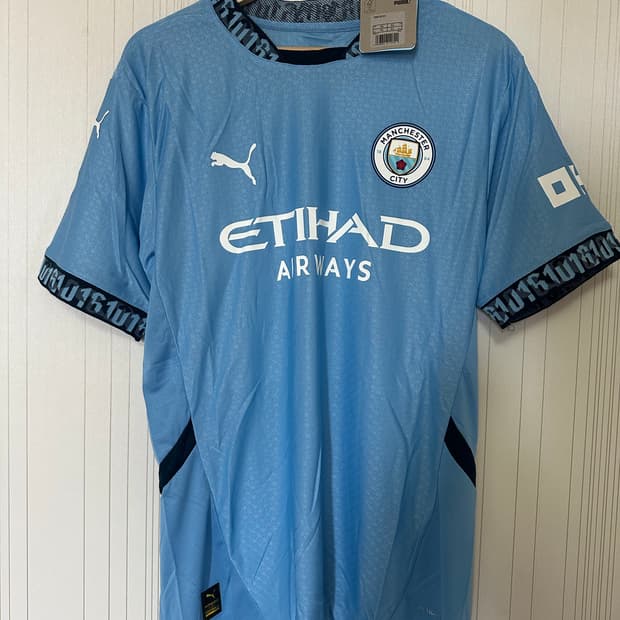 24-25 맨체스터시티 홈 어센틱 XL 맨시티 유니폼