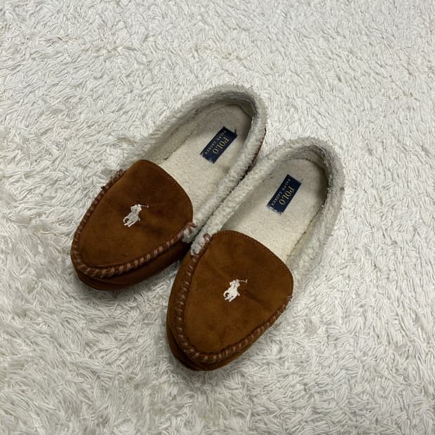 Polo Faux Fur Mocca Loafers
