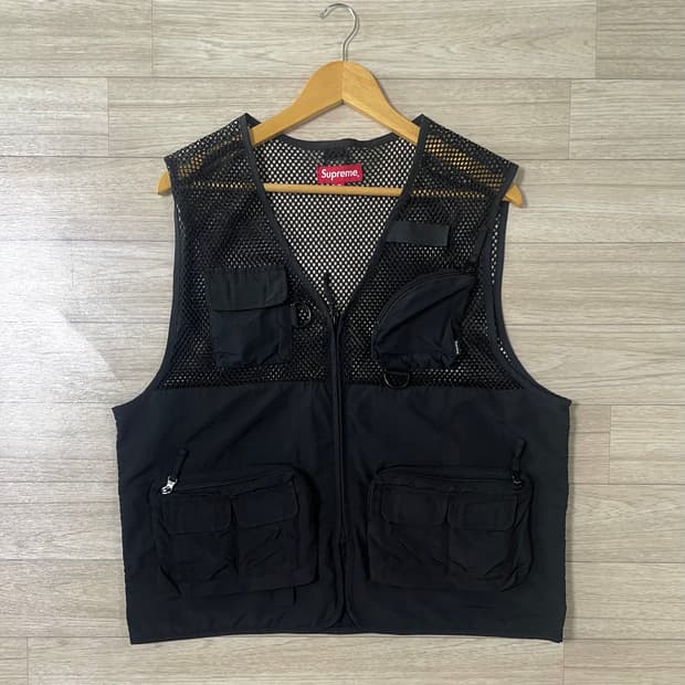 supreme mesh cargo vest