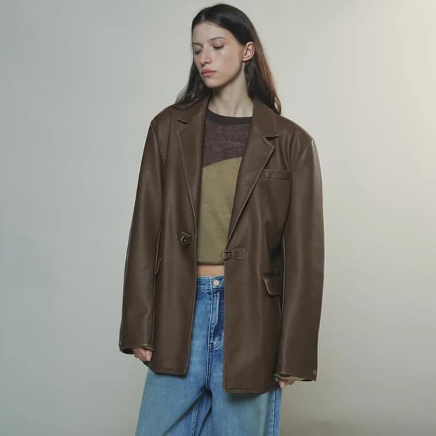 엔오르 가죽자켓