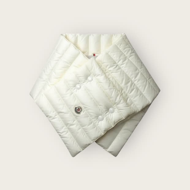 몽클레어 구스다운 패딩 머플러