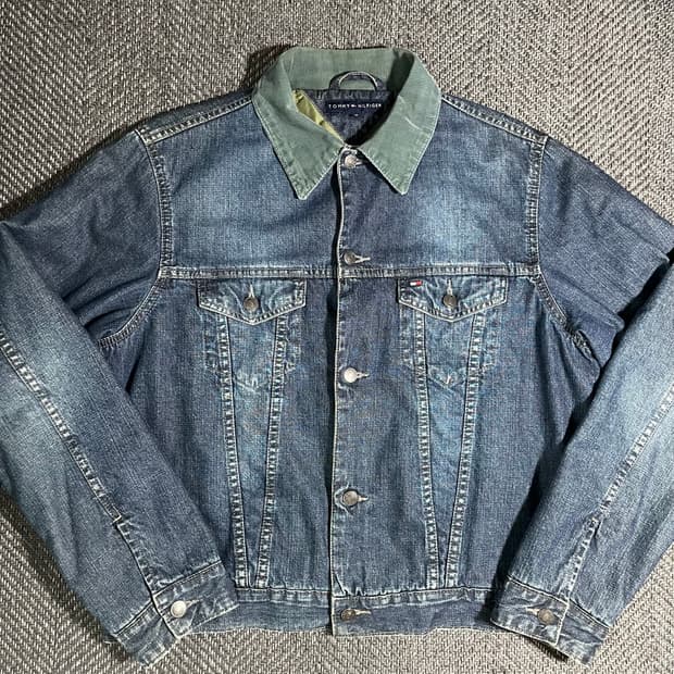 [100] TOMMYHILFIGER 타미 청자켓