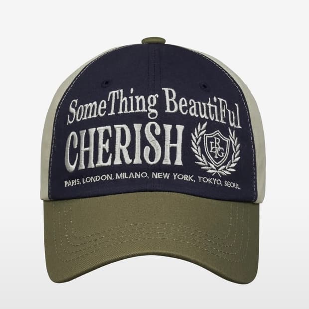 LY CHERISH BALL CAP (NAVY)