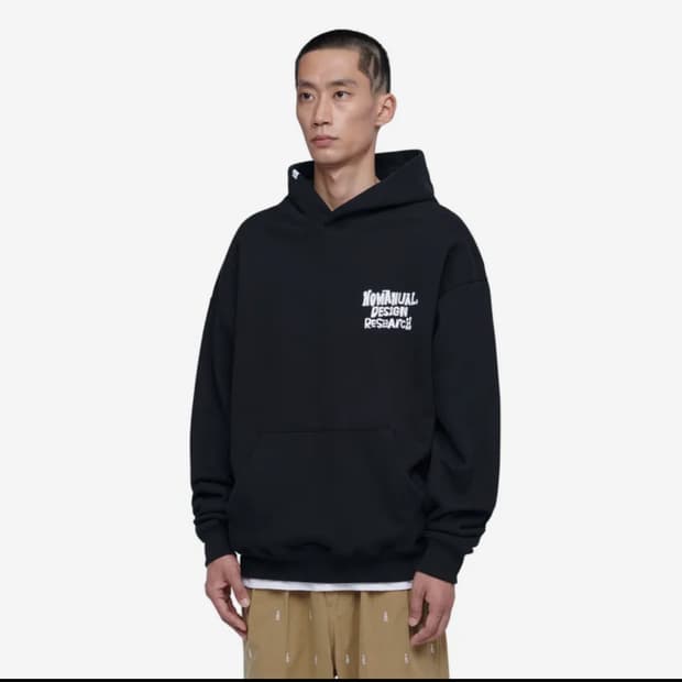 노매뉴얼 DOODLE Logo Hoodie