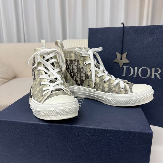 (당일출고) 디올 오블리크 하이탑 스니커즈