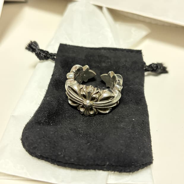 더블 플로랄 크로스 링 (US12 / 매장 풀구성 새상품)