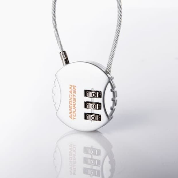 [새상품.정가9,000] 아메리칸투어리스터 3다이얼 열쇠 자물쇠 여행