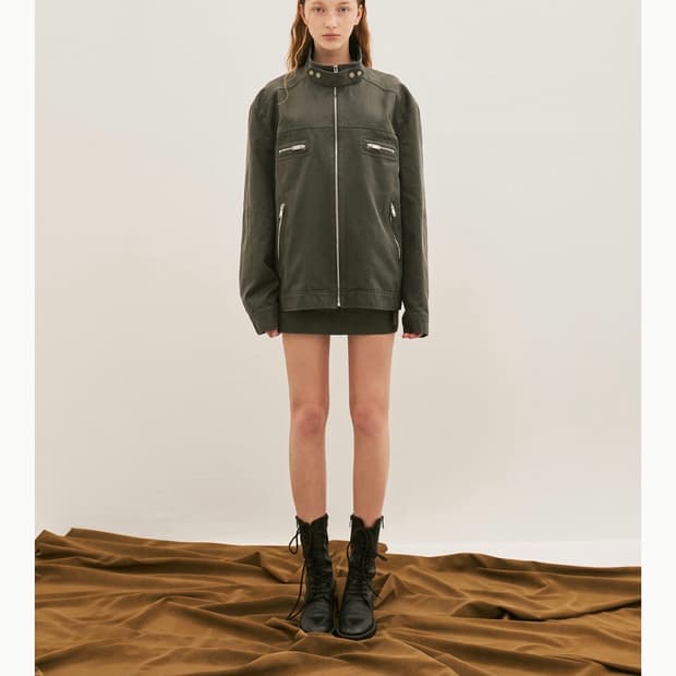 아비에무아 빈티지 크랙 라이더 재킷