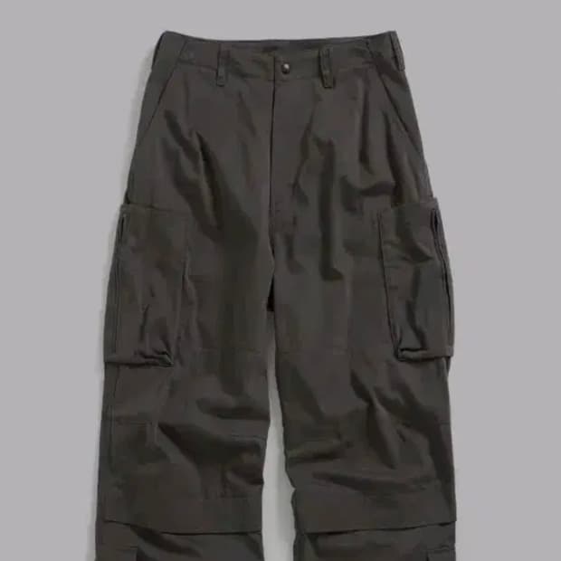 해칭룸 Zip Cargo Work Pants Mud Brown