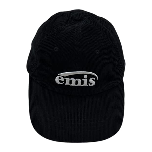EMIS 이미스 코듀로이 캡 모자 블랙