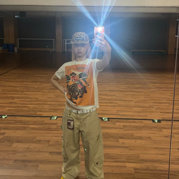 준야 와타나베 x 꼼데가르송 호랑이 반팔티셔츠