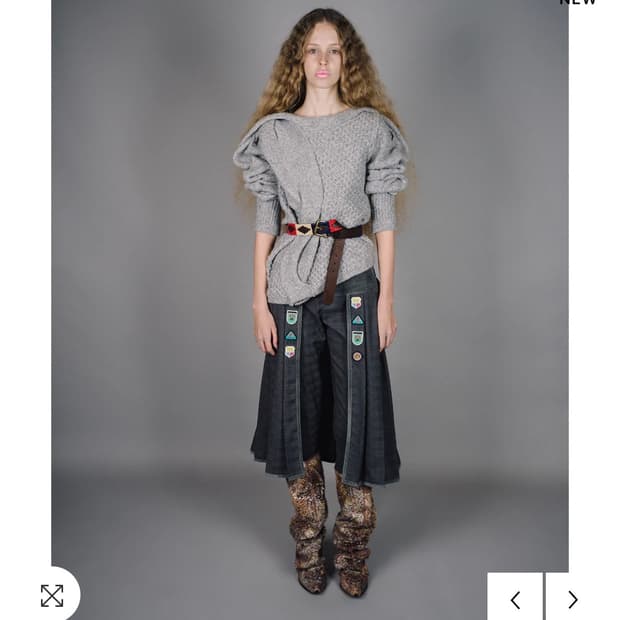 키코 코스타디노브 그레이 니트