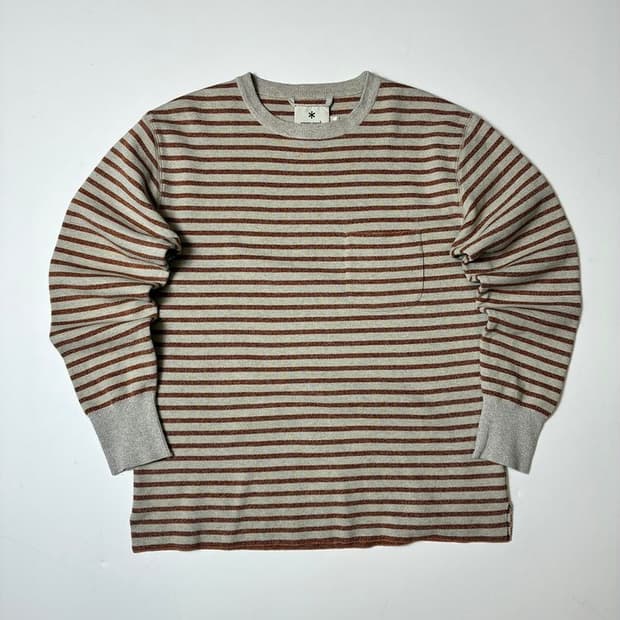 스노우PEAK 재팬 스트라이프 롱 슬리브 PN8902