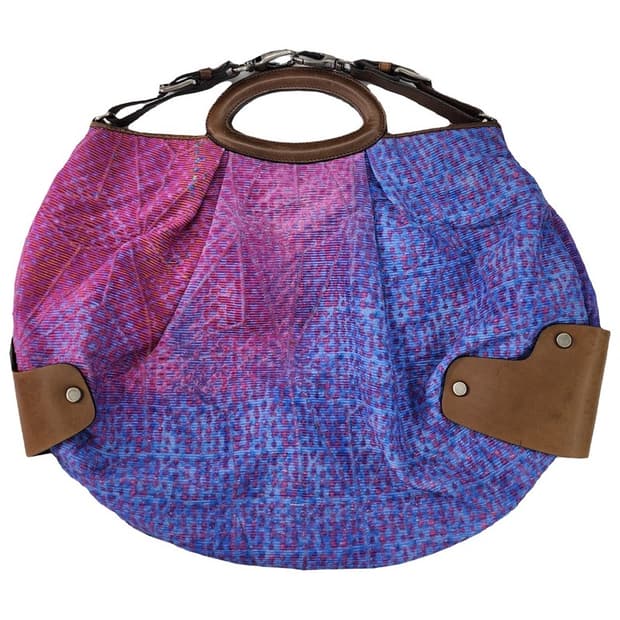 MARNI 멀티컬러 패브릭 벌룬 호보백