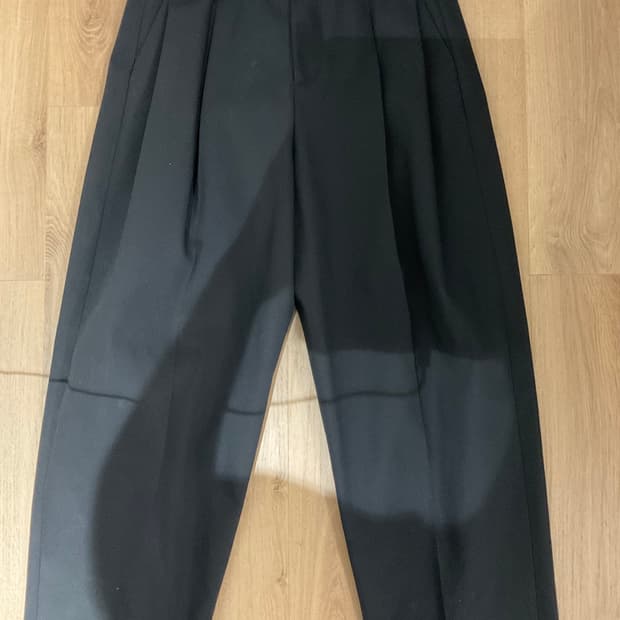 렉토 BUTTON FLY CROP PANTS(BLACK)(M)