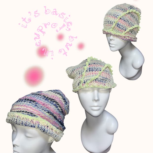 [basic line] Acid beanie
