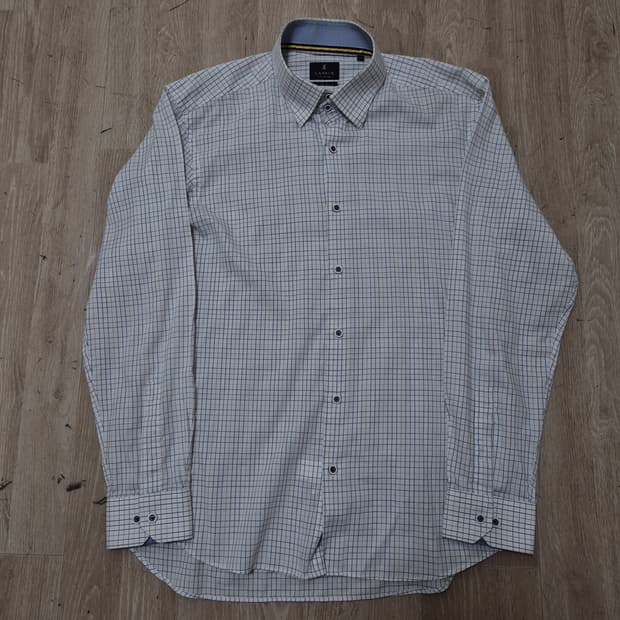 랑방 컬렉션 슬림핏 스탠다드 옥스포드 체크셔츠 XL(105)