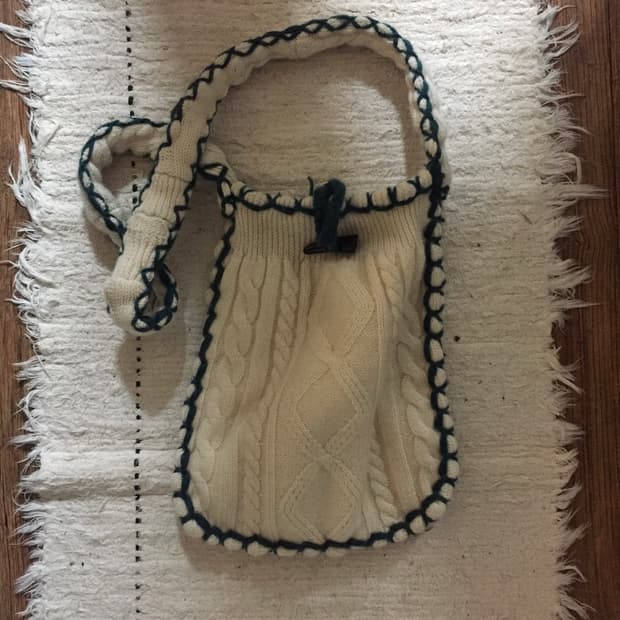 soopy 핸드메이드 뜨개 가방 크로스백