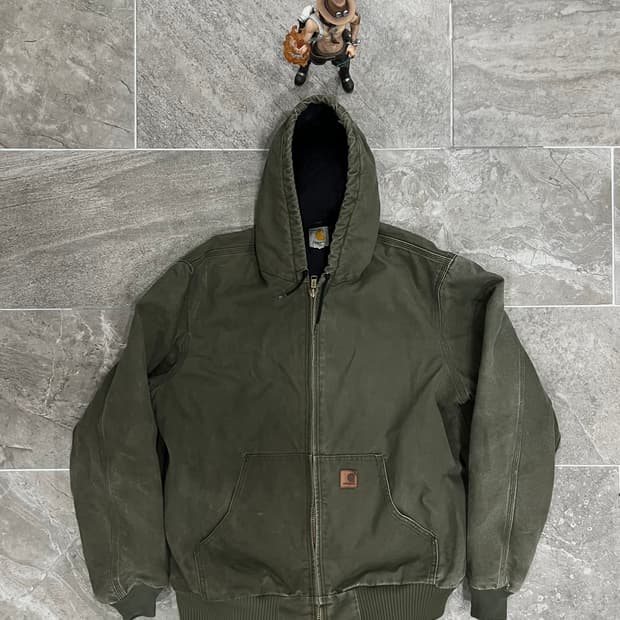 (L-TALL)칼하트 덕 액티브 후드자켓 J130 ARG 아미그린