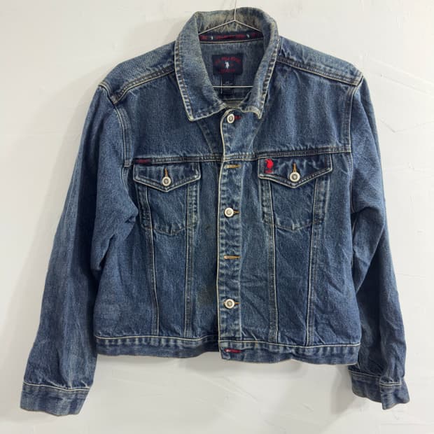 us polo assoc jeans co denim jacket