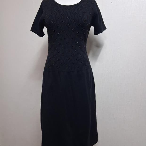 일본빈티지 CLATHAS 크라샤스 검정 양모니트 원피스 여성 55
원산지