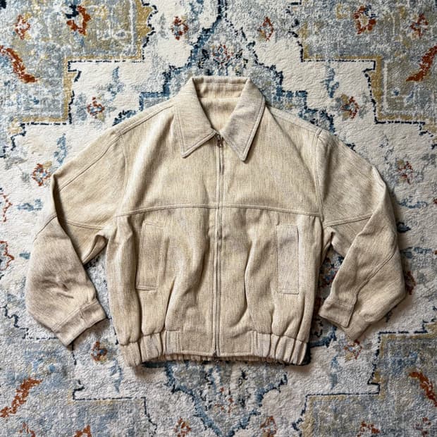 TWO-WAY ZIP BOMBER JACKET