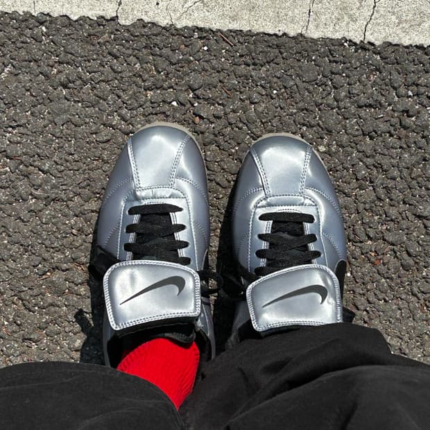 나이키 코르테즈 레더 SE 메탈릭 쿨 그레이 블랙