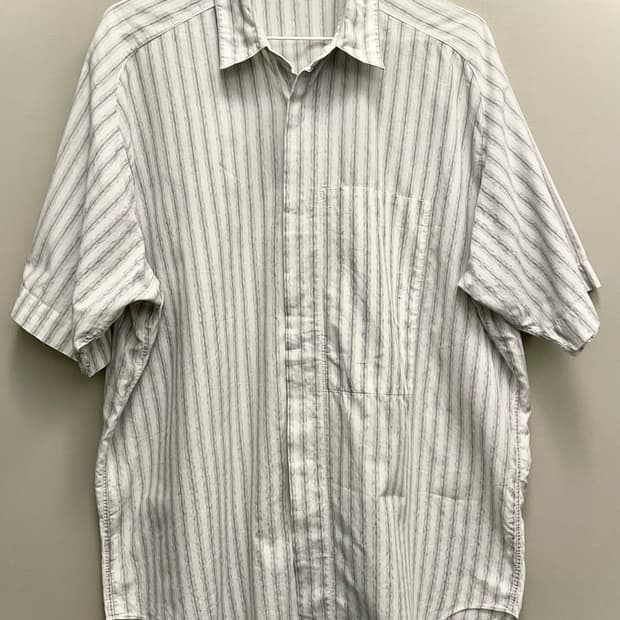 (L~XL)90s iseey miyake 이세이미야케 페이크 포켓 셔츠