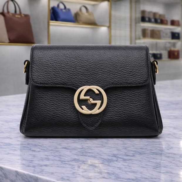 [S급] 구찌 인터로킹 미니 체인 숄더백 판매합니다!!!