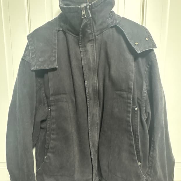 [48 size] 송지오 컬렉션 하이넥 3D  데님 트러커 자켓