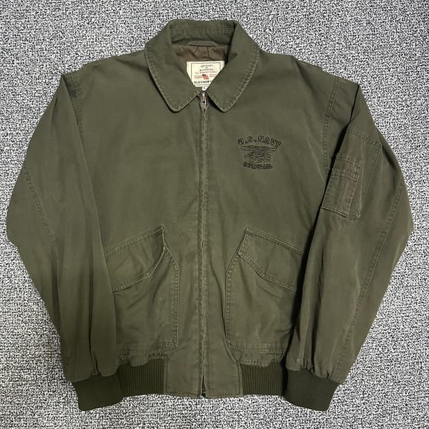 (L) OLD CROW 올드크로우 U.S. Navy 봄버 자켓