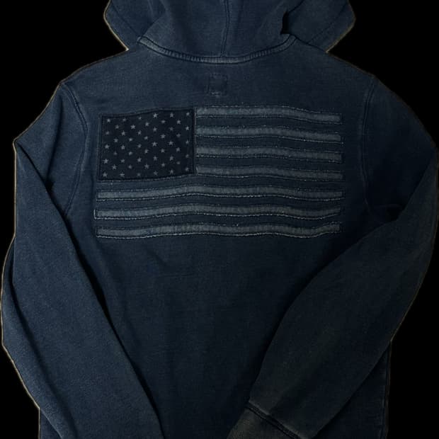 갭 성조기 후드집업