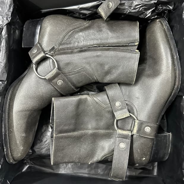 생로랑 하네스 부츠 43