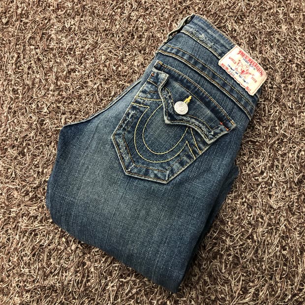 트루릴리전 BILLY 빌리 워싱 디스 데님 팬츠