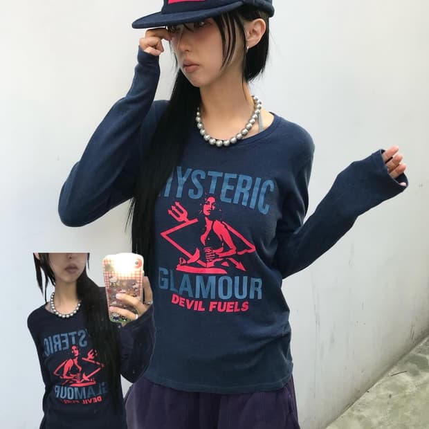 Hysteric Glamour Logo Long Sleeves