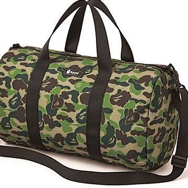 (잡지부록) 베이프 카모 더플백 크로스백 보스턴 백