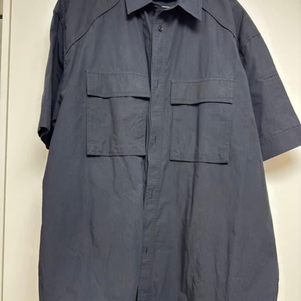 준지 레이어드 오버핏 반팔셔츠 48 (110)