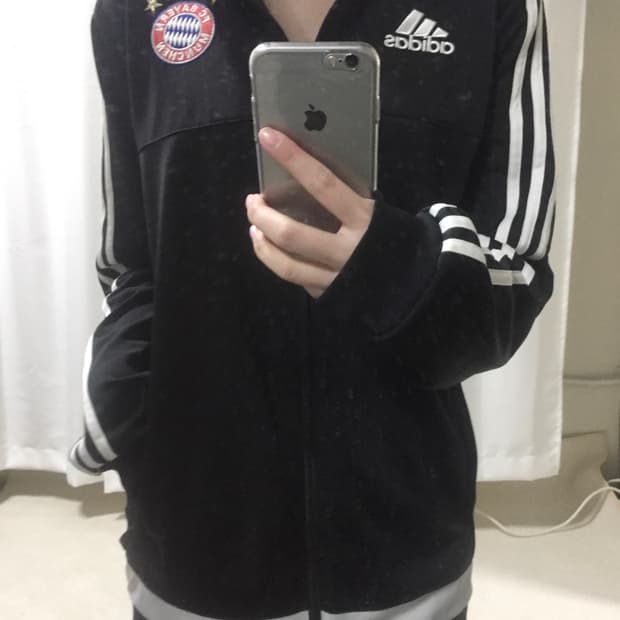 아디다스 블랙 바이에른 뮌헨 져지 트랙탑 95