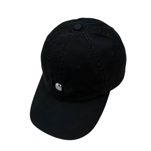 Carhartt wip 메디슨 로고 블랙 볼캡