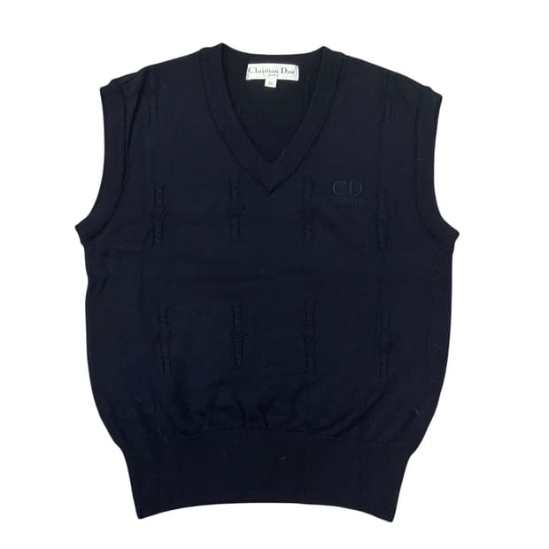 크리스챤디올 빈티지 니트 조끼