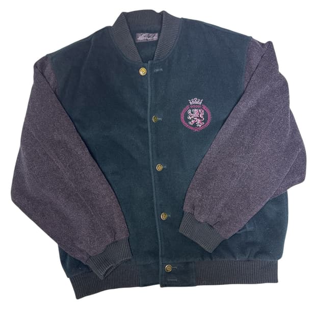 빈티지 90s 아디다스 울 블루종 자켓 EL