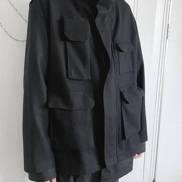 A.P.C 90s riri 2way 밀리터리 코트