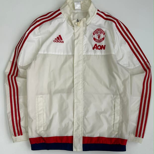 [XXL] 아디다스 맨체스터 유나이티드 AW 빅사이즈 윈드브레이커 자켓