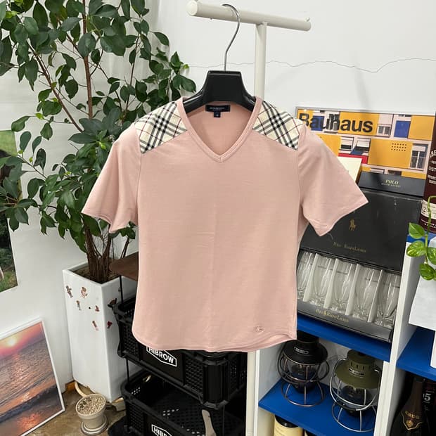 버버리 우먼 반팔 티셔츠 S 